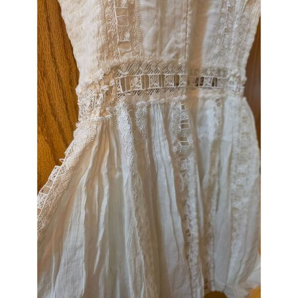 Free People Spring Fling Top In Ivory Lace XS NWT - Picture 12 of 12